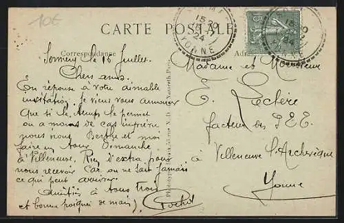 AK Sormery, Place de l`Église