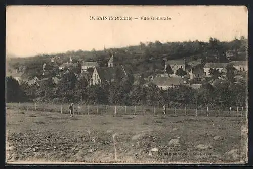 AK Saints /Yonne, Vue Générale