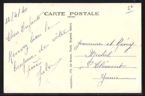 AK Pierre-Perthuis, Le vieux pont et la Vallée