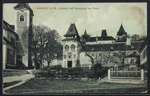 AK Maissau /N.-Ö., Schloss Graf Abensperg von Traun