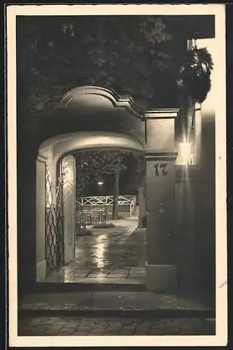 AK Wien, Nussdorf, Gasthaus Buschenschank, Kahlenbergerstrasse 17