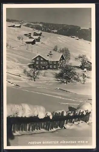 AK Hirschegg, Pension Schuster im Schnee
