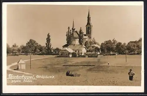 AK Niederkappel /Mühlkreis, Ortsansicht gegen Süden