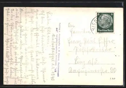 AK Niederkappel /Mühlkreis, Ortsansicht gegen Süden