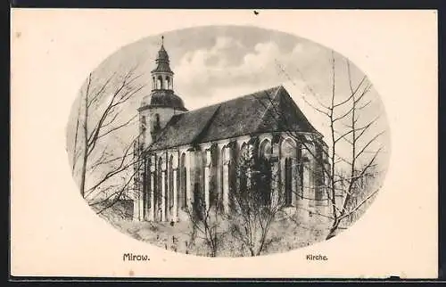 AK Mirow / Mecklenburg, Ansicht der Kirche