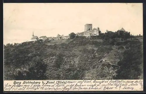 AK Kusel / Pfalz, Burg Lichtenberg