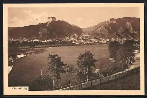 AK Riedenburg / Altmühltal, Blick auf den Ort