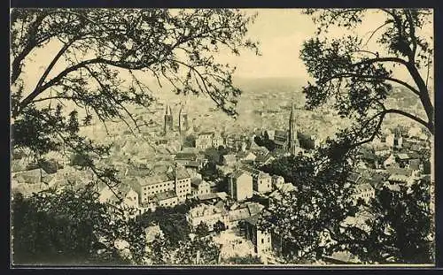 AK Neustadt / Haardt, Ortsansicht aus der Vogelschau
