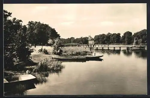AK Kamern / Havelberg, Am See