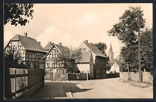 AK Lucka / S.-A., Partie der Altenburger Strasse