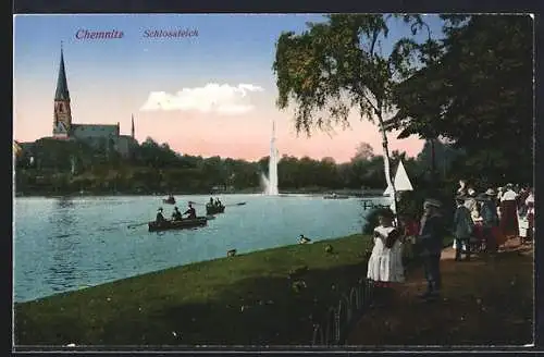 AK Chemnitz, Partie am Schlossteich