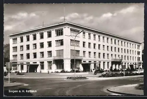 AK Singen a. H., Das Rathaus