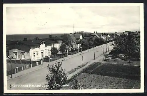 AK Henkenhagen-Ziegenberg, Ortsansicht aus der Vogelschau
