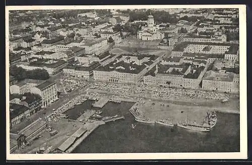 AK Helsinki, Teilansicht aus der Luft