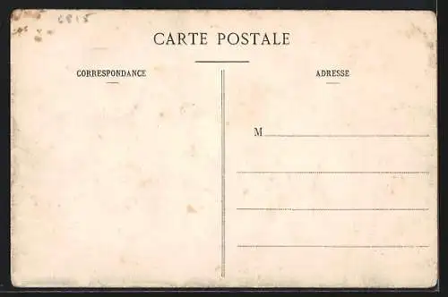 AK Schlacht um Thann, Jäger-Regiment 10 der französischen Armee attackiert Deutsche Infanterie & erobert die Standarte