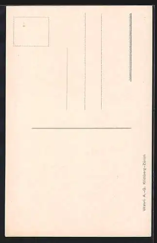 AK Nägelisgrätli, Übergang über den Rhonegletscher, Bergsteiger