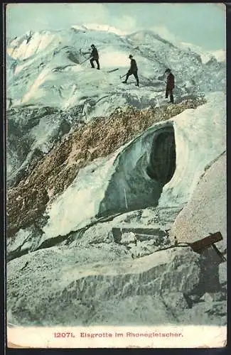 AK Eisgrotte im Rhonegletscher