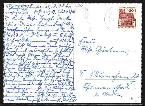 AK Berlin-Tiergarten, Gedenkstätte Peter Fechter an der Grenzmauer
