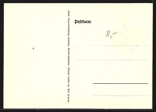 AK A.T.V. Arminia sei`s Panier!, Furchtlos und treu!, Studentenwappen