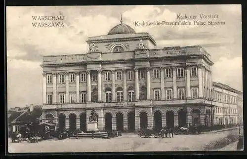 AK Warszawa, Krakowskie-Przedmiescie Palac Staszica