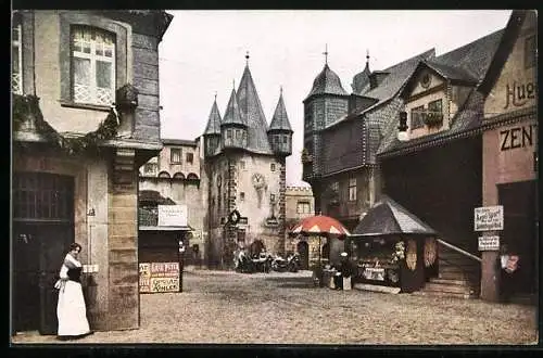 AK Frankfurt a. M., 17 Deutsches Bundes- und Goldenes Jubiläums-Schiessen 1912, Alt-Frankfurt