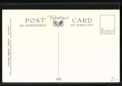 AK British Railways, Class 5 M.T. Engine, Britische Eisenbahn