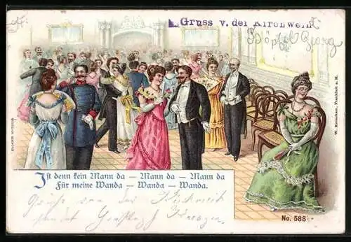 AK Viele Gäste auf einer Tanz-Veranstaltung