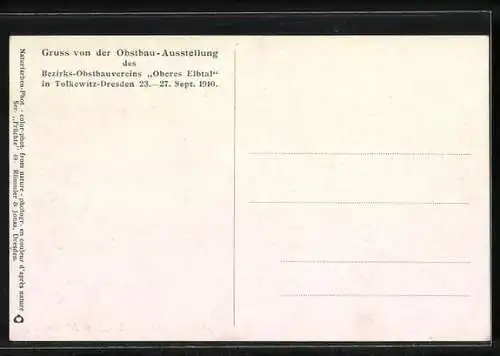 AK Apfelsorte Kaiser Alexander