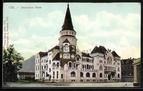 AK Celje / Cilli, Deutsches Haus