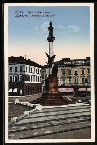 AK Lemberg, Mickiewicz-Denkmal
