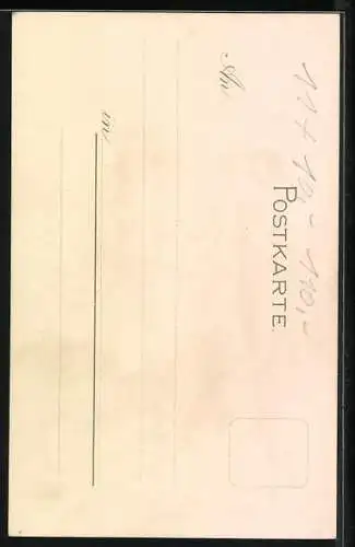 Künstler-AK Richard Hegedüs-Geiger unsign.: Gatte erhascht einen Blick seiner badenden Frau