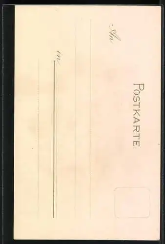 Künstler-Lithographie Richard Hegedüs-Geiger: blonde Frau steht in Unterwäsche vor ihrem Geliebten