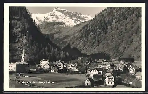 AK Mallnitz, Gesamtansicht mit Geiselkopf