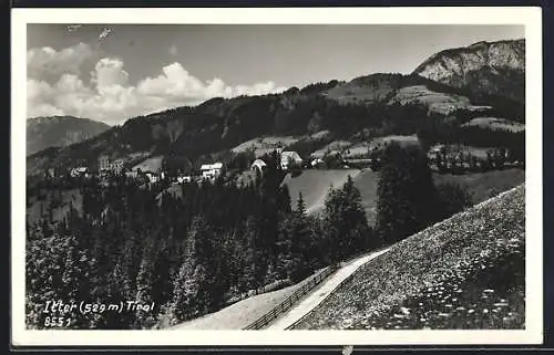 AK Itter /Tirol, Ortspanorama, von einem Berg aus gesehen