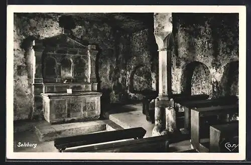 AK Salzburg, St. Peter, Katakomben, Gertraud-Kapelle