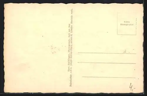 AK Heiligenblut, Teilansicht mit Kirche und Grossglockner