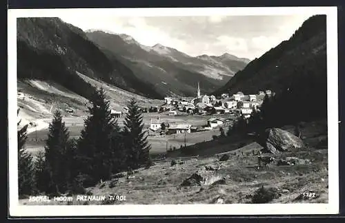 AK Ischgl /Paznaun, Teilansicht mit Bergen