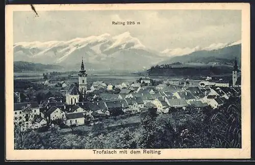 AK Trofaiach, Stadtansicht mit dem Reiting