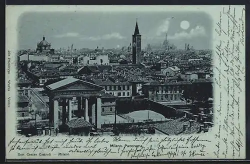 Mondschein-AK Milano, Panorama