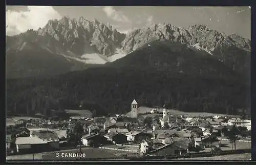 AK S. Candido, Panorama mit Kirche