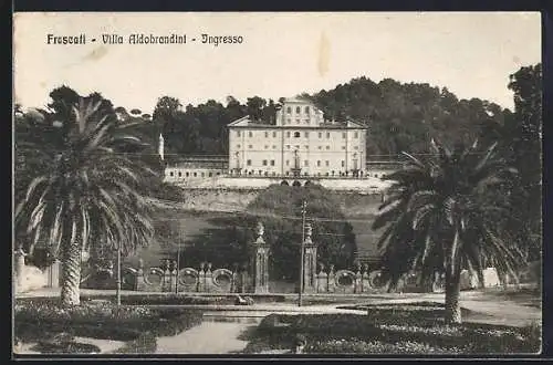 AK Frascati, Villa Aldobrandini, Ingresso