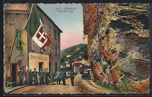 AK Grimaldi, Ponte San Luigi, Confine