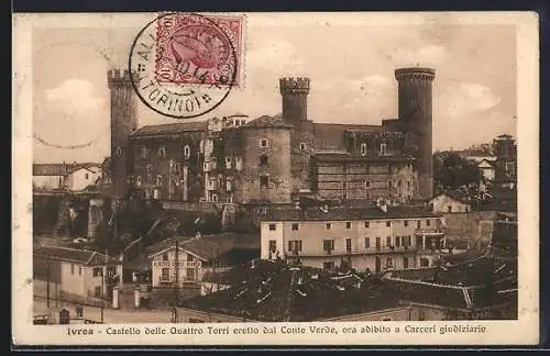 AK Ivrea, Castello delle Quattro Torri eretto dal Conte Verde, ora adibito a Carceri giudiziarie