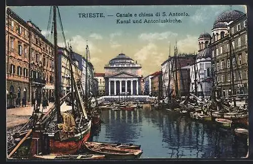 AK Trieste, Canale e chiesa di S. Antonio