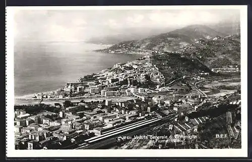 AK Ventimiglia, Veduta Generale e fiume Roia