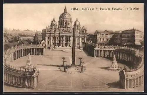 AK Roma, Piazza e Basilica di S. Pietro e Palazzo Vaticano