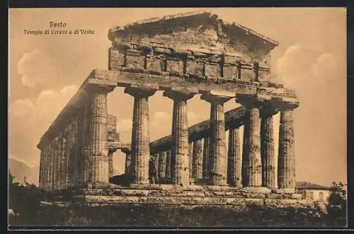 AK Pesto, Tempio di Cerere o di Vesta