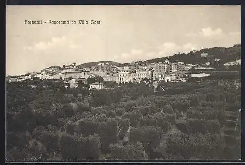 AK Frascati, Panorama da Villa Sora