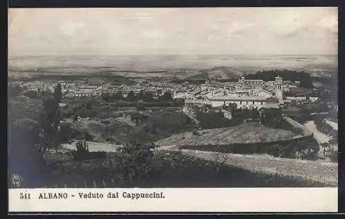 AK Albano Laziale, Veduto dal Cappuccini