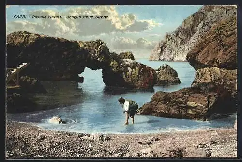 AK Capri, Piccola Marina, Scoglio delle Sirene